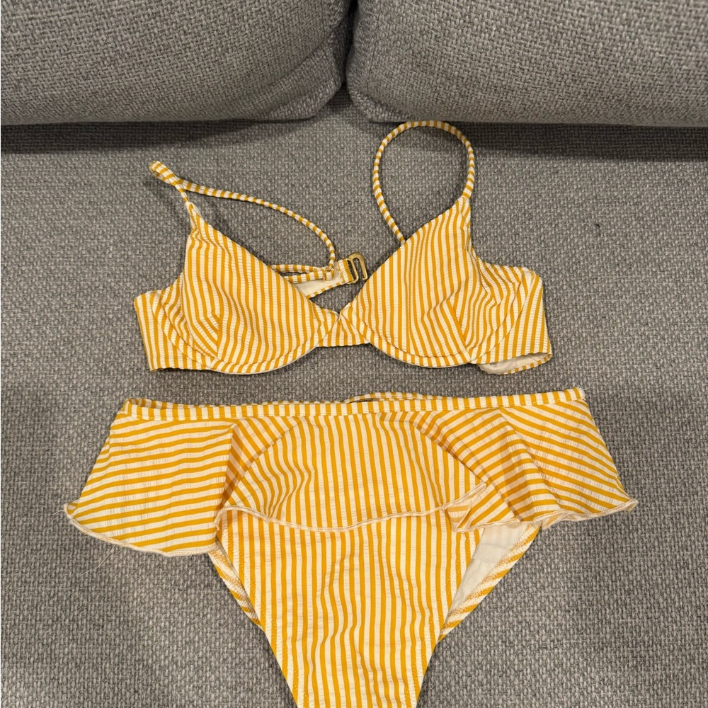 Montce Yellow Striped Bikini